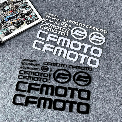 CFMoto Holografik Sticker | Yansıtıcılı Grenaj & Kask Seti | Sticker Master - Sticker Master