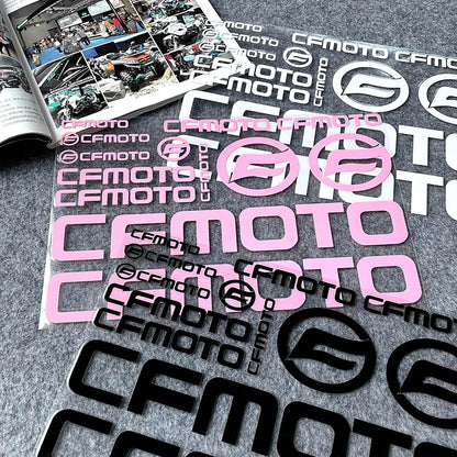 CFMoto Holografik Sticker | Yansıtıcılı Grenaj & Kask Seti | Sticker Master - Sticker Master