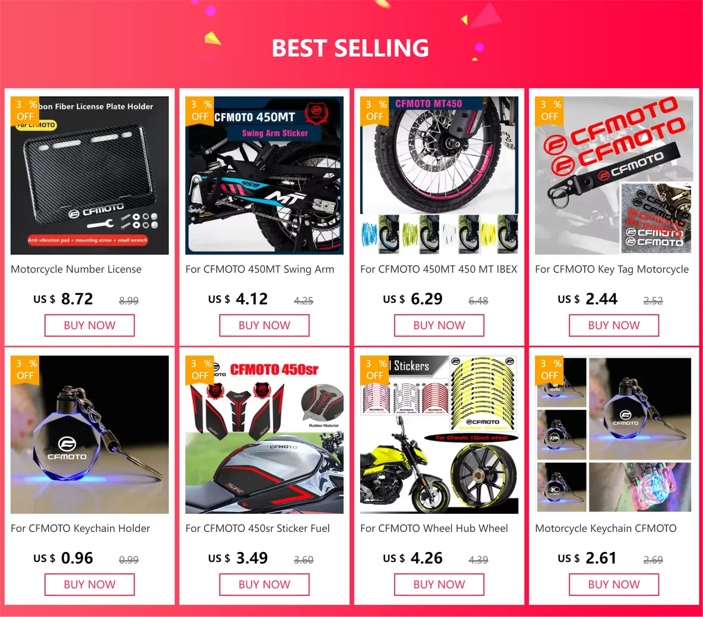 CFMoto Holografik Sticker | Yansıtıcılı Grenaj & Kask Seti | Sticker Master - Sticker Master