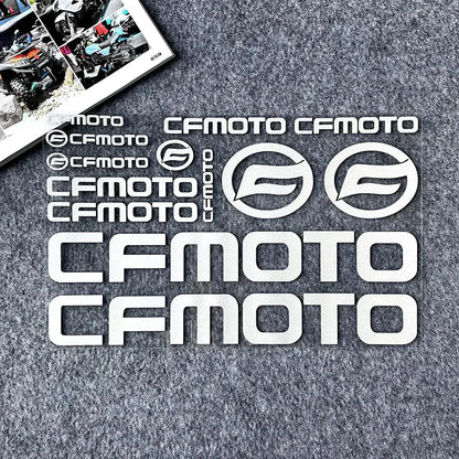CFMoto Holografik Sticker | Yansıtıcılı Grenaj & Kask Seti | Sticker Master - Sticker Master