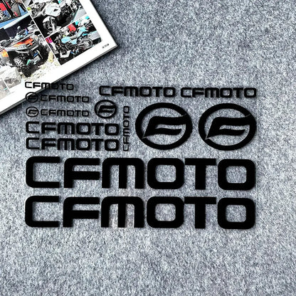 CFMoto Holografik Sticker | Yansıtıcılı Grenaj & Kask Seti | Sticker Master - Sticker Master