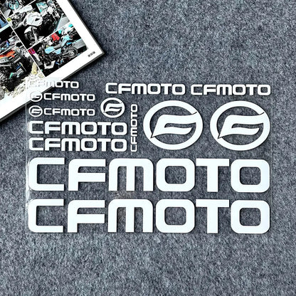 CFMoto Holografik Sticker | Yansıtıcılı Grenaj & Kask Seti | Sticker Master - Sticker Master