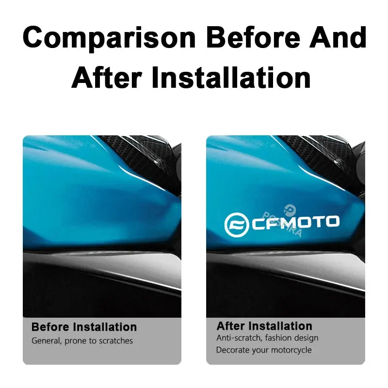 CFMoto Sticker | Orijinal Logo Çıkartması (2 Adet) | Sticker Master - Sticker Master