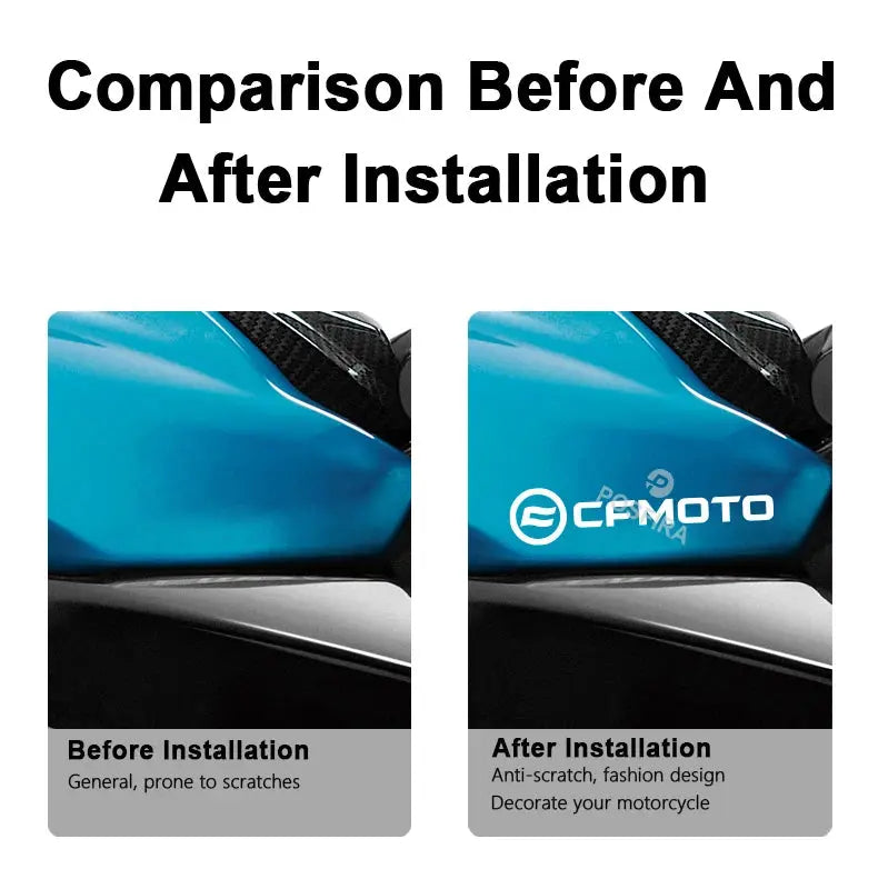 CFMoto Sticker | Orijinal Logo Çıkartması (2 Adet) | Sticker Master - Sticker Master