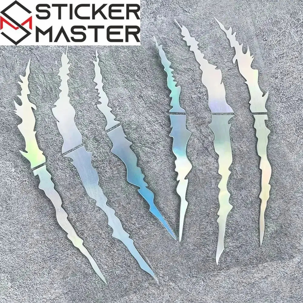Canavar Pençesi Sticker | Büyük Boy Yırtık Efektli Moto ve Kask Decal (25-42 cm) Sticker Master