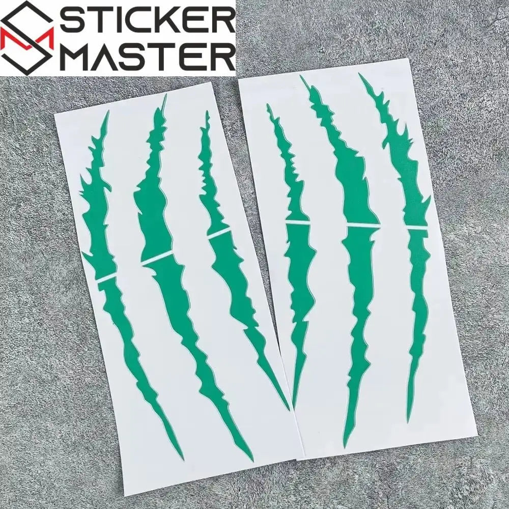 Canavar Pençesi Sticker | Büyük Boy Yırtık Efektli Moto ve Kask Decal (25-42 cm) Sticker Master