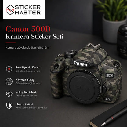 Canon 500D Uyumlu Kamera Sticker Seti ads