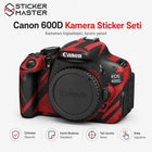 Canon 600D Uyumlu Kamera Sticker Seti