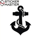 Çapa Sticker Denizci Sembolü Halatlı Tasarım | Sticker Master