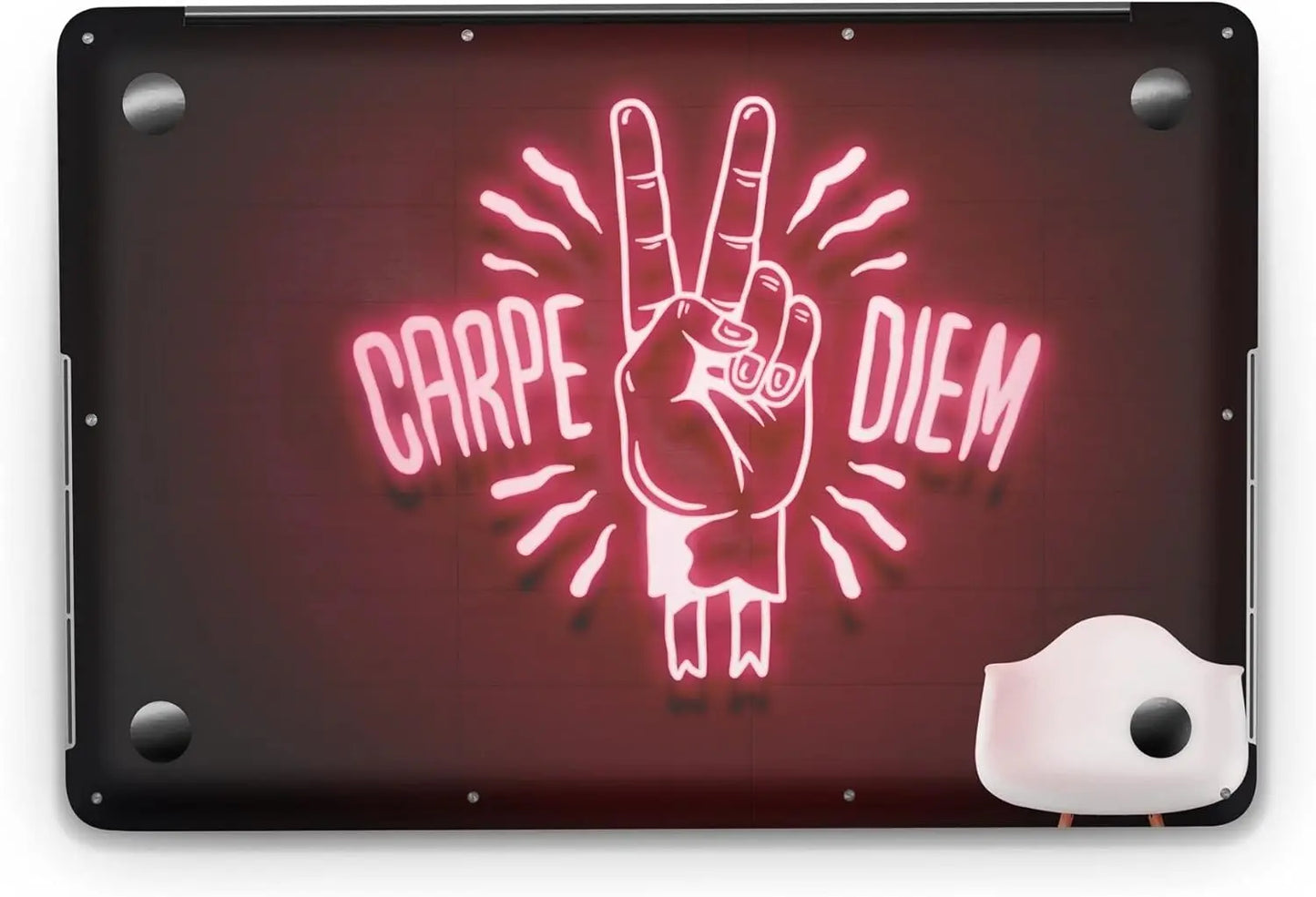 Sticker Master Carpe Diem Evrensel Sticker Dizüstü Bilgisayar Vinil Sticker Decal 12" 13" 13.3" 14" 15" 15.4" 15.6 inç Dizüstü Bilgisayar Çıkartma Koruyucu Macbook Asus Acer Hp Lenovo Huawei Dell İçin - Sticker Master