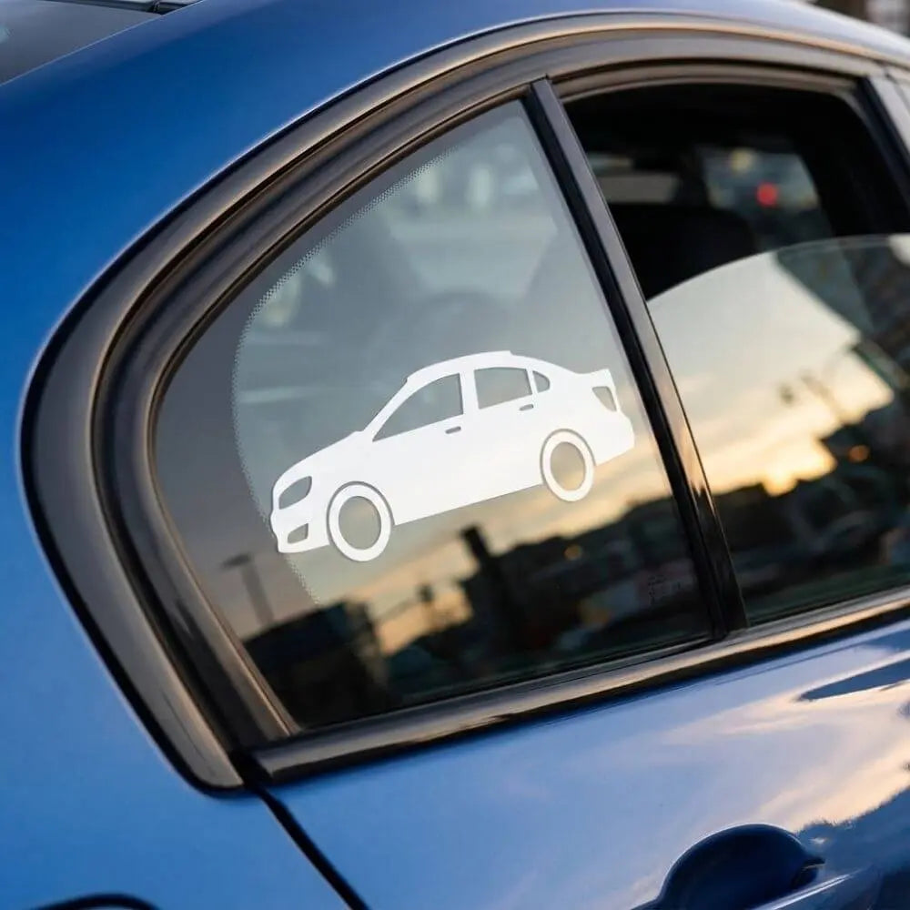 Chevrolet Aveo Sticker Kelebek Cam ve Kaporta Silüeti | Sticker Master - Sticker Master