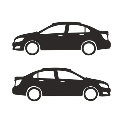 Chevrolet Aveo Sticker Kelebek Cam ve Kaporta Silüeti | Sticker Master - Sticker Master