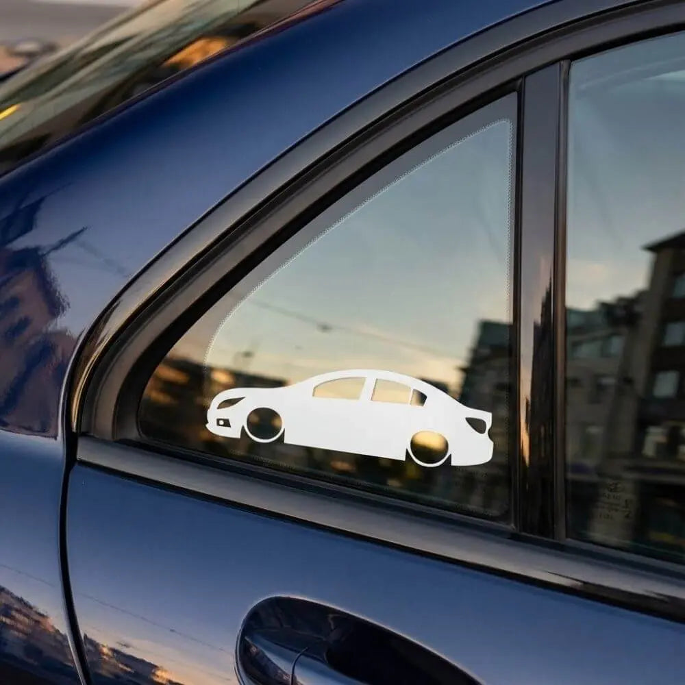 Chevrolet Cruze Sticker Basık Araç Silüeti Oto Cam | Sticker Master - Sticker Master