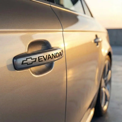Chevrolet Evanda Sticker Kapı Kolu ve Jant Yazısı Seti | Sticker Master