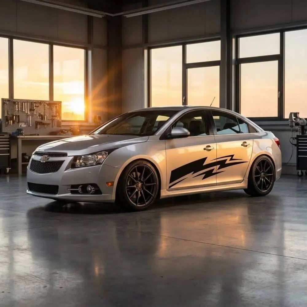 Chevrolet Sticker Set Yan Kapı Yarış Şeridi | Sticker Master - Sticker Master