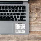 Chrome OS Kısayol Sticker Chromebook Klavye | Sticker Master