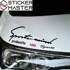 Citroen Ami Far Üstü Sticker | Sport Mind AMI Sports Özel Tasarım (30cm)