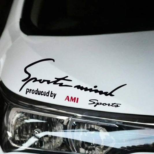 Citroen Ami Far Üstü Sticker | Sport Mind AMI Sports Özel Tasarım (30cm) Sticker Master