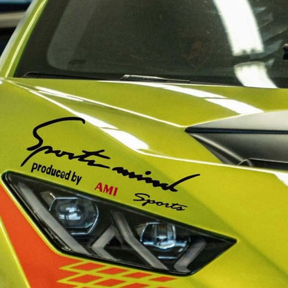 Citroen Ami Far Üstü Sticker | Sport Mind AMI Sports Özel Tasarım (30cm) Sticker Master