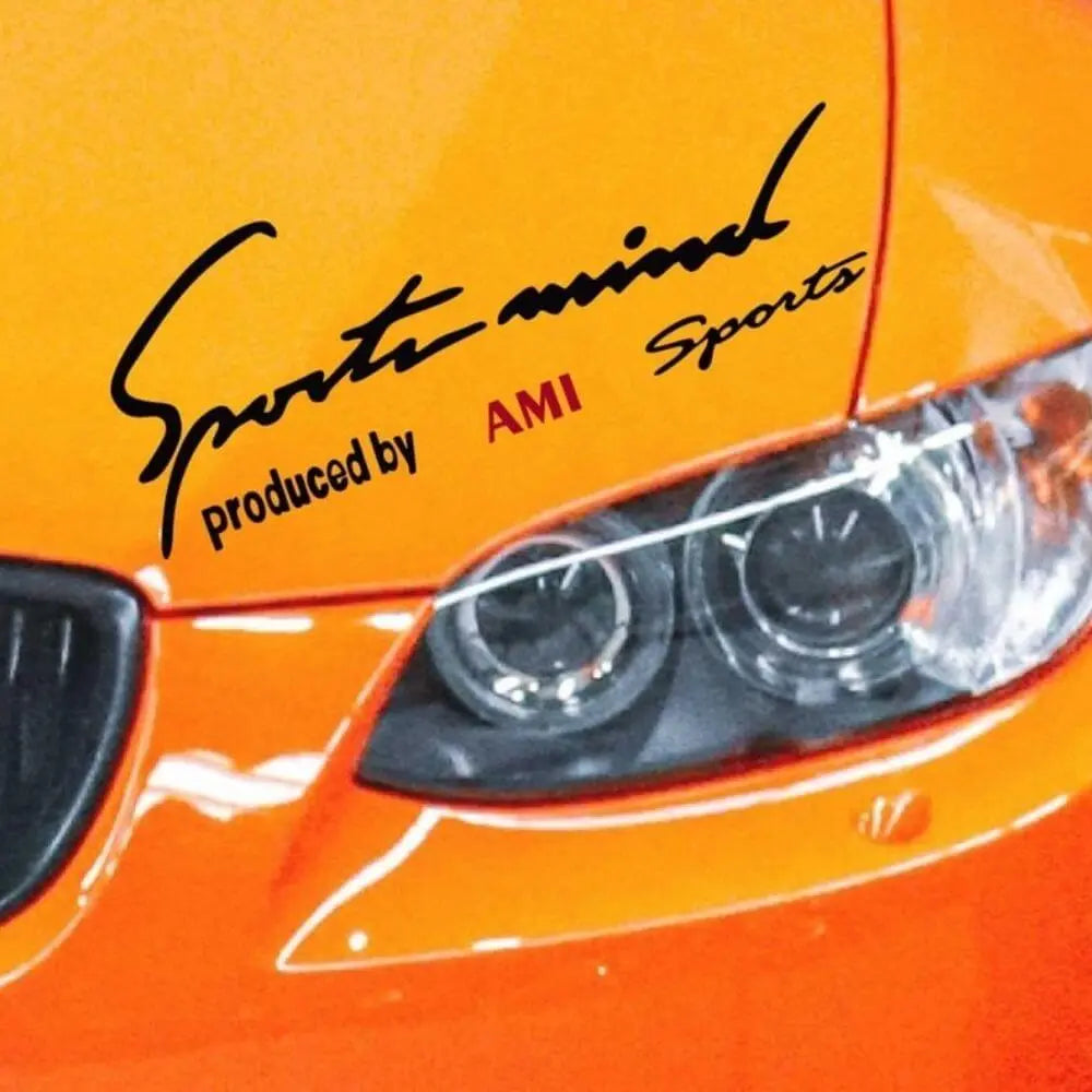 Citroen Ami Far Üstü Sticker | Sport Mind AMI Sports Özel Tasarım (30cm) Sticker Master