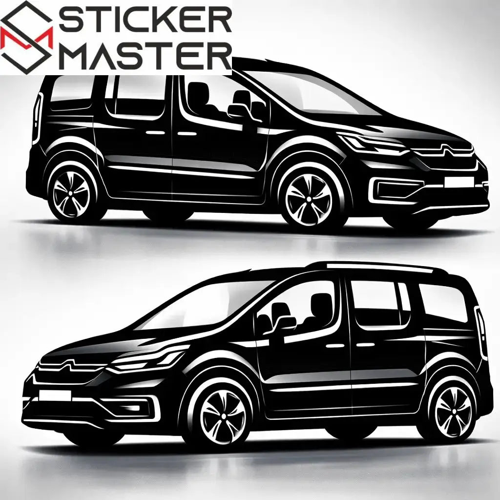Citroen Berlingo Kelebek Camı Sticker - Sticker Master araç sticker ürün görseli