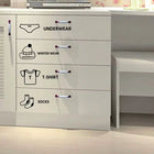Çocuk Odası Dolap Düzenleyici Sticker Seti (7 Parça)