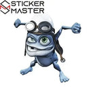 Crazy Frog Sticker - Motorcu Kurbağa Tasarım | Sticker Master
