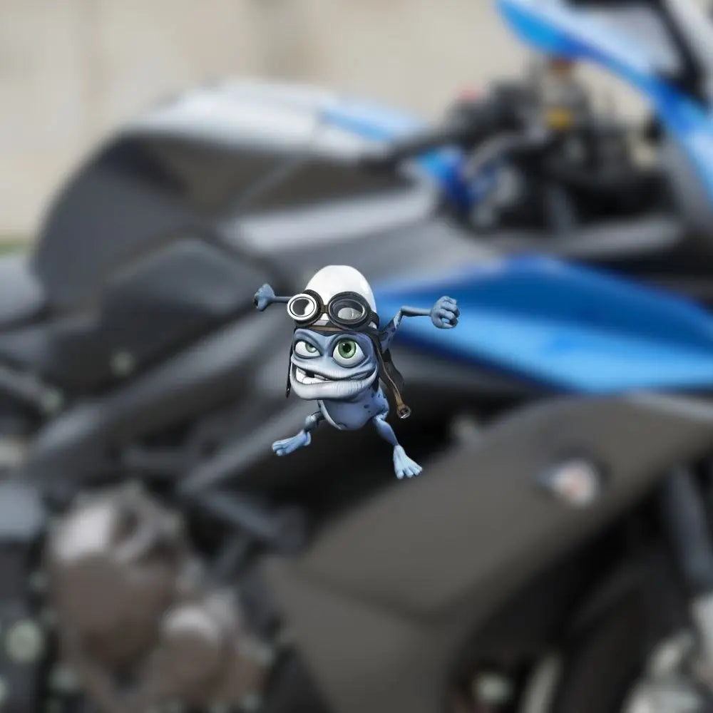 Crazy Frog Sticker - Motorcu Kurbağa Tasarım | Sticker Master