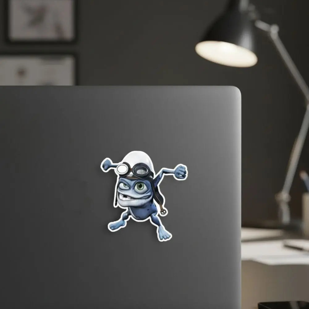 Crazy Frog Sticker - Motorcu Kurbağa Tasarım | Sticker Master