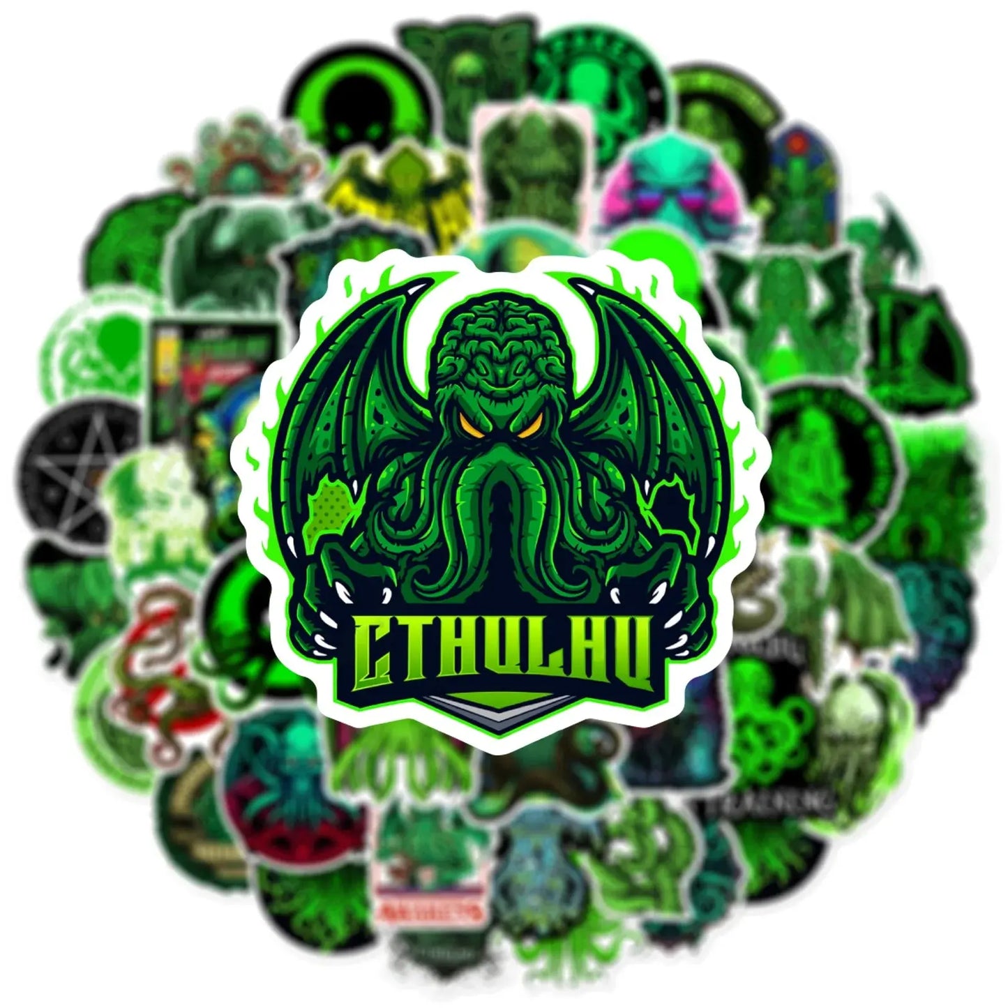 50’li Cthulhu Sticker Seti | Sticker Master - Sticker Master