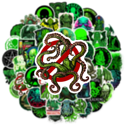 50’li Cthulhu Sticker Seti | Sticker Master - Sticker Master