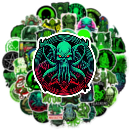 50’li Cthulhu Sticker Seti | Sticker Master - Sticker Master