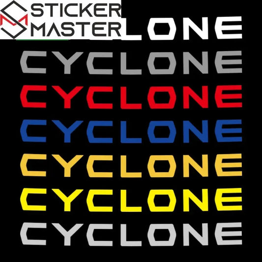 Cyclone Uyumlu Logo Sticker | Yan Grenaj - Sticker Master