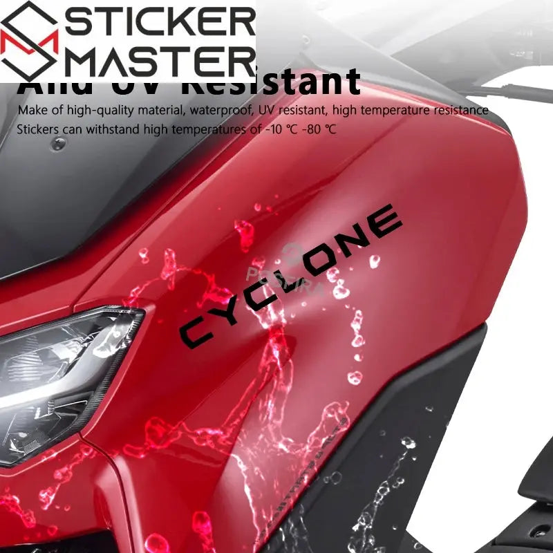 Cyclone Uyumlu Logo Sticker | Yan Grenaj - Sticker Master
