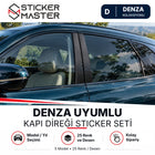 Denza Uyumlu Kapı Direği Sticker Seti