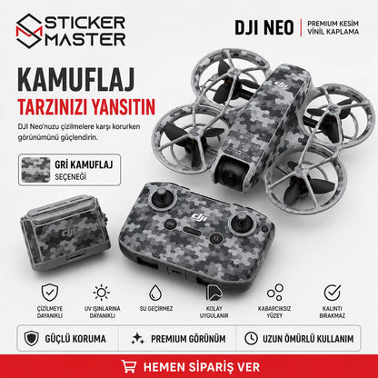 DJI Neo Uyumlu Drone Sticker Seti ads