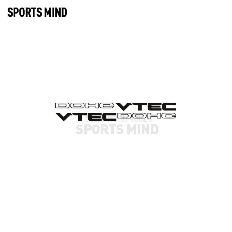 DOHC VTEC Sticker | Honda Civic ve Accord Yan Kapı Logosu (Çift) Sticker Master