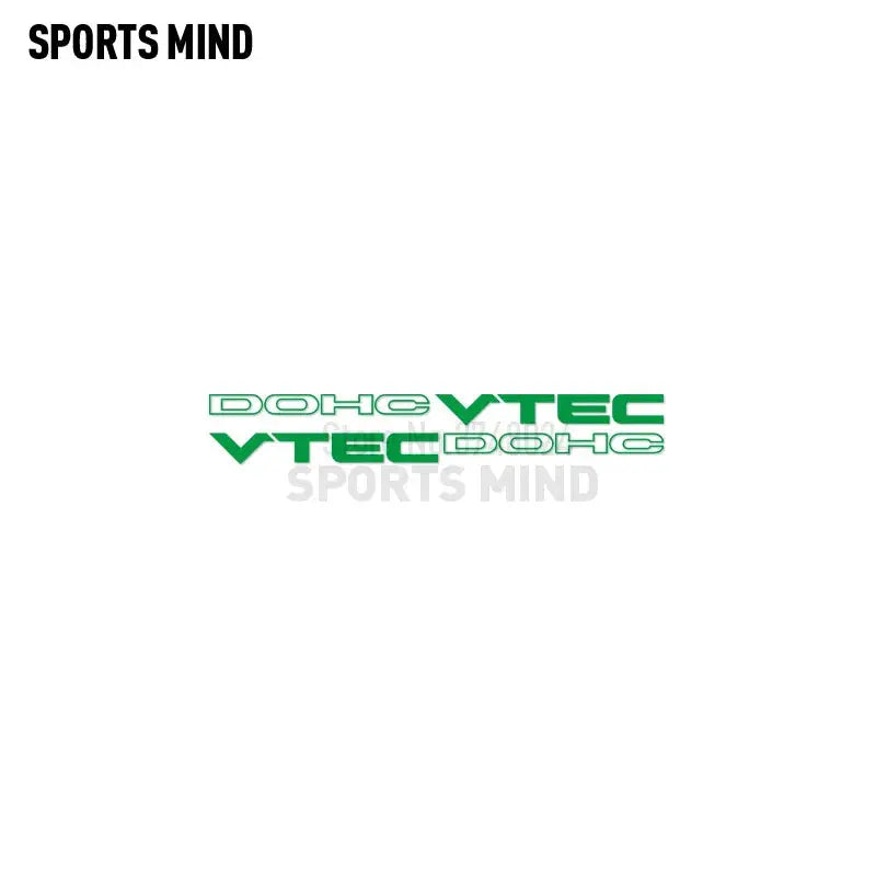 DOHC VTEC Sticker | Honda Civic ve Accord Yan Kapı Logosu (Çift) Sticker Master