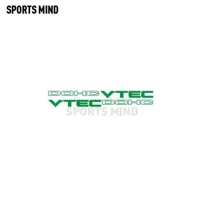 DOHC VTEC Sticker | Honda Civic ve Accord Yan Kapı Logosu (Çift) Sticker Master