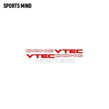 DOHC VTEC Sticker | Honda Civic ve Accord Yan Kapı Logosu (Çift) Sticker Master