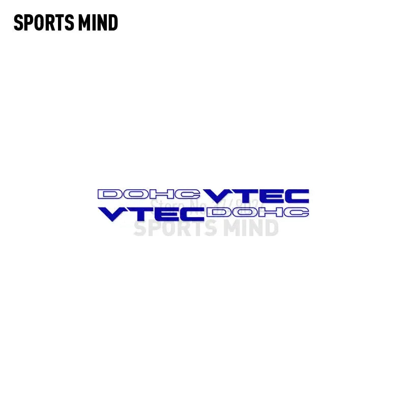 DOHC VTEC Sticker | Honda Civic ve Accord Yan Kapı Logosu (Çift) Sticker Master