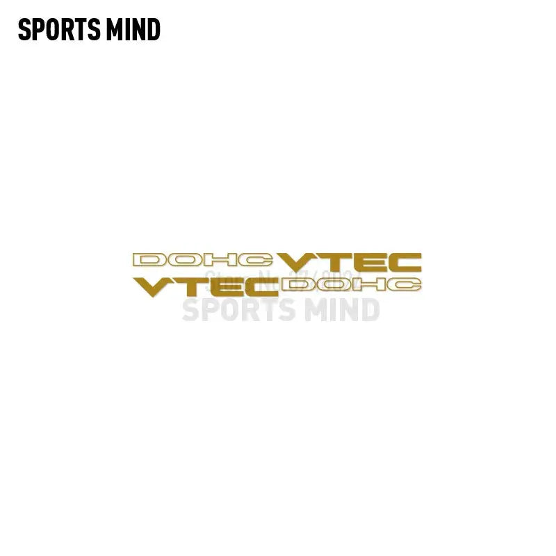 DOHC VTEC Sticker | Honda Civic ve Accord Yan Kapı Logosu (Çift) Sticker Master