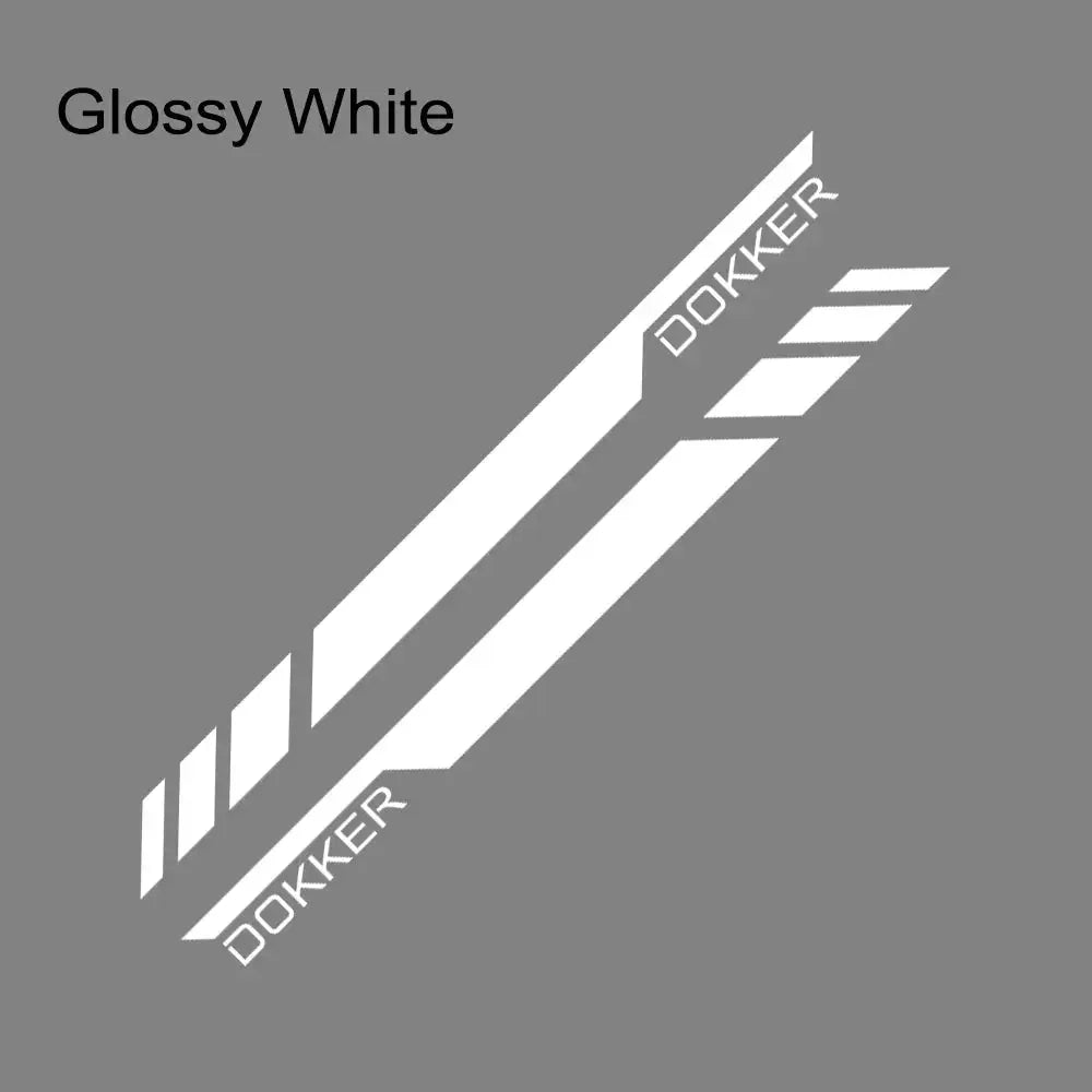 Dacia Dokker Sticker Yan Kapı Şerit Seti | Sticker Master - Sticker Master