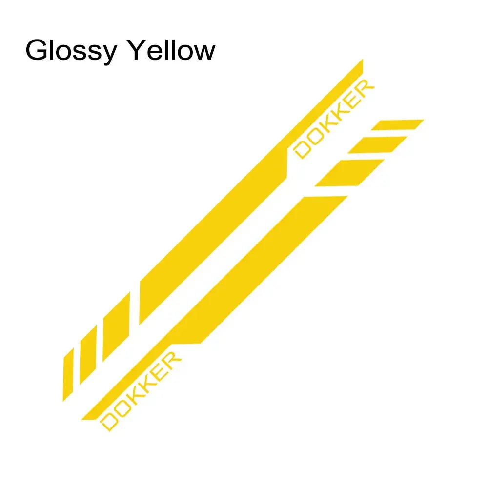 Dacia Dokker Sticker Yan Kapı Şerit Seti | Sticker Master - Sticker Master