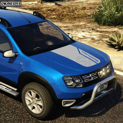 Dacia Duster Sticker Kaput Üstü Şerit ve Logo | Sticker Master - Sticker Master
