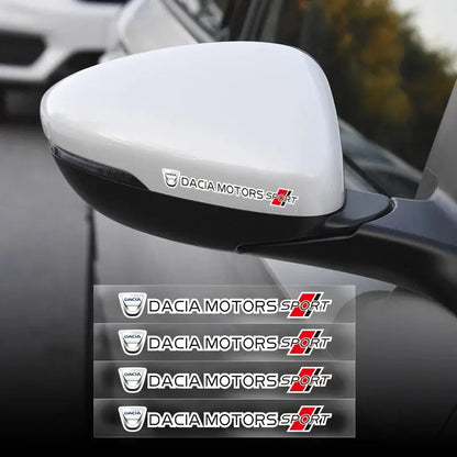 Dacia Motors Sport Sticker Ayna ve Kapı Kolu Seti 4 Adet | Sticker Master - Sticker Master