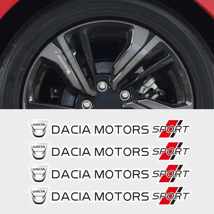 Dacia Motors Sport Sticker Ayna ve Kapı Kolu Seti 4 Adet | Sticker Master - Sticker Master