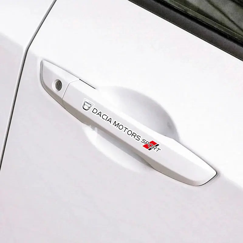 Dacia Motors Sport Sticker Ayna ve Kapı Kolu Seti 4 Adet | Sticker Master - Sticker Master