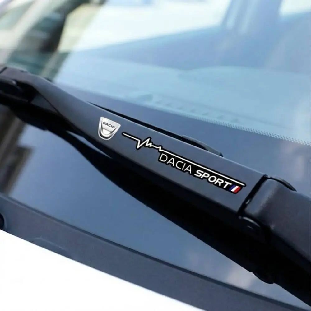 Dacia Sport Silecek Sticker Ön Cam Yazısı 2 Adet | Sticker Master - Sticker Master