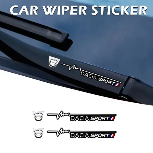 Dacia Sport Silecek Sticker Ön Cam Yazısı 2 Adet | Sticker Master - Sticker Master